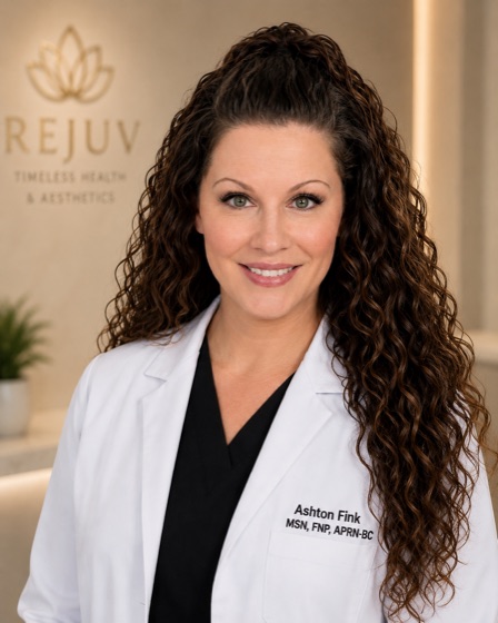 Ashton Fink, MSN, FNP, APRN-BC, aesthetic nurse practitioner at Rejuv Tampa